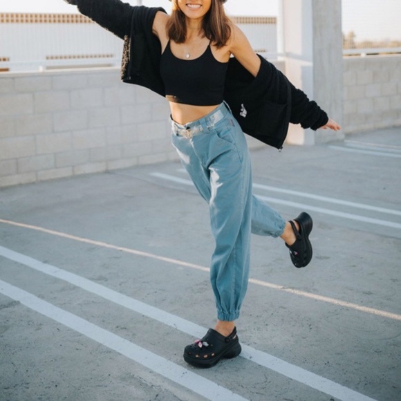 ⚡SOLD⚡ NWT Crocs Women's Classic Bae Platform Chunky Clog Sandals - Picture 13 of 14